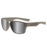 R2 Master Sport Sunglasses, Matte Ice Grey/Grey Polarized