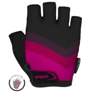 R2 Ombra Women's Bike Gloves, Black/Pink/Burgundy