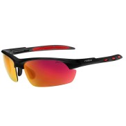 Relax Pavell Sport Sunglasses, Grey Cloud, Matt Black/Red