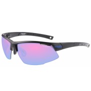 R2 Racer Sport Sunglasses, Brown, Black