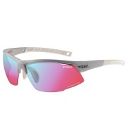R2 Racer Sport Sunglasses, Matt Grey, Pink To Gray