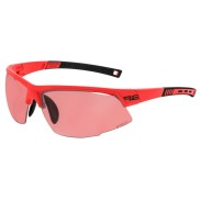 R2 Racer Sport Sunglasses, Neon Red/Black