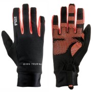 R2 Thermo Gloves Cruiser, Black/Neon Red | Velo Cimdi