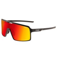 R2 Winner Sport Sunglasses, Black/Red Black Revo