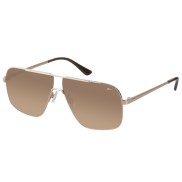 Relax Dalmatian Sunglasses, Shiny Gold/Gradient Brown, Gold