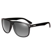 Relax Kanaga Sunglasses, Shiny Black/Gradient Polarized Grey