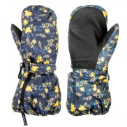 Relax Kids Ski Gloves Puzzyto, Black/Yellow/Blue
