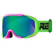 Relax Bērnu Kalnu Slēpošanas Brilles De-Vil, Shiny Pink/Green Neon