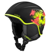 Relax Kids Ski Helmet Twister, Black/Yellow/Red