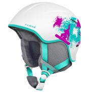 Relax Kids Ski Helmet Twister, White/Mint/Pink