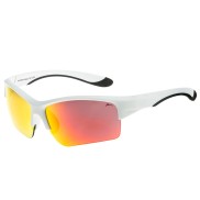 Relax Klippa Kids Sunglasses, Grey Cloud, Matt White/Black