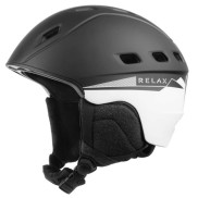 Relax Polar Ski Helmet, Matt Black/White