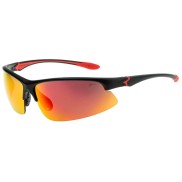 Relax Portage Sport Sunglasses, Black/Red