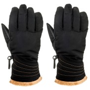 Relax Ski Woman's Gloves Icepeak, Black/Beige | Sieviešu Ziemas Cimdi