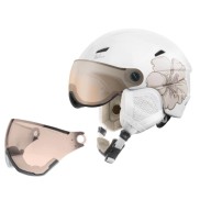 Relax Stealth Women's Ski Helmet, White Flower