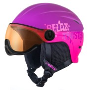 Relax Twister Visor Ski Helmet, Matt Violet | Bērnu Slēpošanas Ķivere