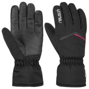 Reusch Marisa Women's Gloves, Black/Pink | Sieviešu Ziemas Cimdi