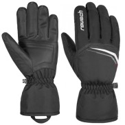 Reusch Snow King Men's Alpine Ski Gloves, Black/White