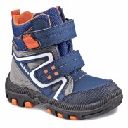 Richter Tundra Warm Kid's Winter Boots, blue/orange