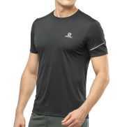 Salomon Agile Men's Short Sleeve T-Shirt, Black