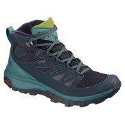 Salomon Outline Mid GTX Women's Boots, Navy Blazer/Hydro