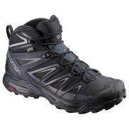 Salomon X Ultra 3 Mid GTX Men's Hiking, Black/Ink/Monument