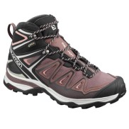 Salomon X Ultra 3 Mid GTX Women's Hiking Shoes, Purple/White