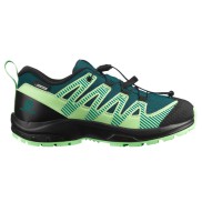 Salomon XA Pro V8 Climasalomon™ WP Kids Shoes, Teal/Black/Green