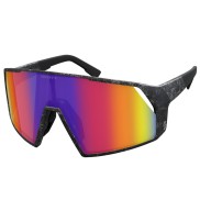 Scott Pro Shield Sunglasses, Marble Black/Teal Chrome