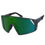 Scott Pro Shield Sunglasses, Terrazzo Black/Green Chrome