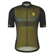 Scott RC Team 10 SS Men's Shirt, Fir Green/Bitter Yellow