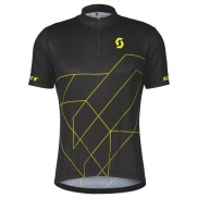 Scott RC Team 20 SS Men's Shirt, Black/Sulphur Yellow