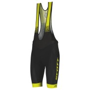 Scott RC Team ++ Men's Bibshorts, Black/Sulphur Yellow