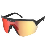 Scott Sport Shield Sunglasses, Black/Red Chrome