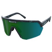Scott Sport Shield Sunglasses, Terrazzo Black/Green Chrome