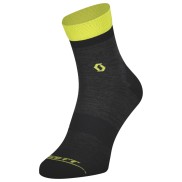 Scott Trail Quarter Socks. Black/Yellow