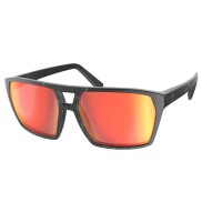 Scott Tune Sunglasses, Marble Black/Red Chrome