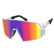 Scott Pro Shield Sunglasses translucent / teal chrome