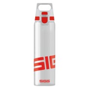 Sigg Total Clear 0.75 L Water Bottle, Red