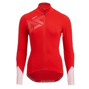 Silvini Calvana Women's LS Jersey, Ruby/Pink
