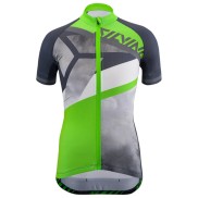 Silvini Tanaro Kids Jersey, Black/Green
