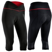 Silvini Women's Cycling 3/4 Pants Tinella, black/red