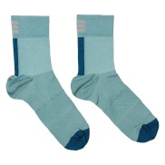 Sportful Bodyfit 12 Women's Cycling Socks, Blue/Berry/Blue