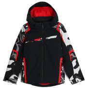 Spyder Challenger Boys Ski Jacket, Black Combo