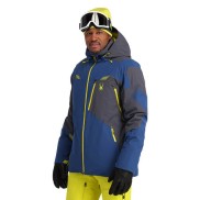 Spyder Leader Men's Alpine Ski Jacket, abyss/citron