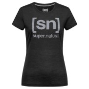 super.natural Essential I.D. Women's Tee, Black Melange