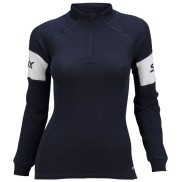 Swix Women's RaceX Warm Body Halfzip Baselayer, Navy