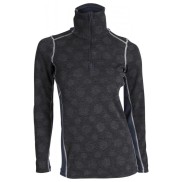 Ulvang Snosoleie Turtle Neck w/zip, Black/Granite | Sieviešu Termoveļa