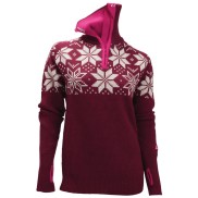 Ulvang Women's Sweater Rav Kiby, Vanilla/Beetroot