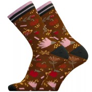 Uphillsport Lifestyle Autumn Garden Merino socks, brown